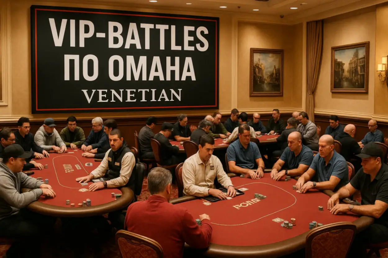 VIP-баттлы по Omaha в Venetian: условия участия и призовой фонд